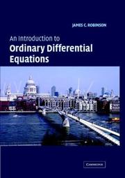 An introduction to ordinary differential equations