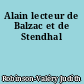 Alain lecteur de Balzac et de Stendhal