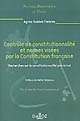 Contrôle de constitutionnalité et normes visées par la Constitution française : Recherches sur la constitutionnalité par renvoi