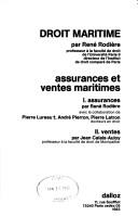 Traité général de droit maritime : [4] : Assurances et ventes maritimes...