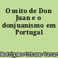 O mito de Don Juan e o donjuanismo em Portugal