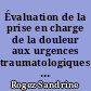 Évaluation de la prise en charge de la douleur aux urgences traumatologiques : au Centre hospitalier de Saumur