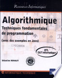 Algorithmique : techniques fondamentales de programmation : (avec des exemples en Java)