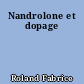 Nandrolone et dopage