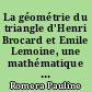 La géométrie du triangle d'Henri Brocard et Emile Lemoine, une mathématique d'amateurs à la fin du XIX è siècle