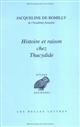 Histoire et raison chez Thucydide