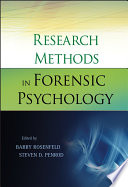 Research methods in forensic psychology