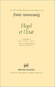 Hegel et l'État