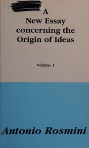A new essay concerning the origin of ideas