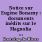 Notice sur Eugène Bonamy : documents inédits sur le Magnolia de la Maillardière