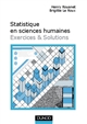 Statistique en sciences humaines : exercices & solutions