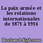 La paix armée et les relations internationales de 1871 à 1914