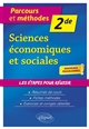 Sciences économiques et sociales : seconde : nouveaux programmes