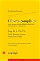Œuvres complètes : Tome XI A : 1758-1759 : Émile, premières versions (manuscrits Favre)