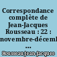 Correspondance complète de Jean-Jacques Rousseau : 22 : novembre-décembre 1764 : Lettres 3618-3822