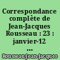 Correspondance complète de Jean-Jacques Rousseau : 23 : janvier-12 février 1765 : Lettres 3823-4015