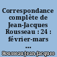 Correspondance complète de Jean-Jacques Rousseau : 24 : février-mars 1765 : Lettres 4016-4225