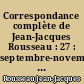 Correspondance complète de Jean-Jacques Rousseau : 27 : septembre-novembre 1765 : Lettres 4654-4861
