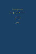 Correspondance complète de Jean-Jacques Rousseau : 52 : Index général