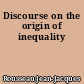 Discourse on the origin of inequality
