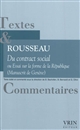 Du contract [sic] social ou Essai sur la forme de la République : manuscrit de Genève