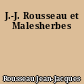 J.-J. Rousseau et Malesherbes