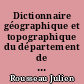 Dictionnaire géographique et topographique du département de la Vendée : 1 : Avertissement : Introduction : Canton de Beauvoir-sur-mer par le Dr Julien Rousseau
