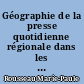Géographie de la presse quotidienne régionale dans les Pays de la Loire : l'exemple de Ouest-France