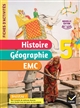 Histoire, géographie, EMC : 5e : fiches d'activités