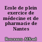 Ecole de plein exercice de médecine et de pharmacie de Nantes
