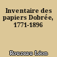 Inventaire des papiers Dobrée, 1771-1896