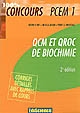 QCM et QROC de biochimie : avec corrigés détaillés