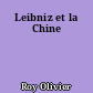 Leibniz et la Chine