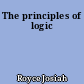 The principles of logic