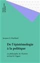 De l'épistémologie à la politique : La philosophie de l'histoire de Karl R. Popper