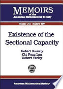 Existence of the sectional capacity