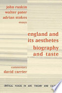 England and its aesthetes : biography and taste