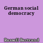 German social democracy