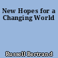 New Hopes for a Changing World