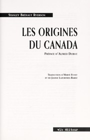 Les Origines du Canada