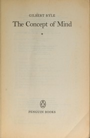 The concept of mind