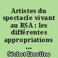 Artistes du spectacle vivant au RSA : les différentes appropriations d'un dispositif d'accompagnement : Étude du dispositif d'accompagnement de l'agence départementale Musique et Danse en Loire-Atlantique