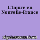 L'Injure en Nouvelle-France