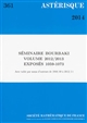 Séminaire Bourbaki : Volume 2012-2013 : Exposés 1059-1073
