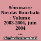 Séminaire Nicolas Bourbaki : Volume 2003-2004, juin 2004 : Exposés 934 à 937