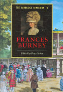 The cambridge companion to Frances Burney