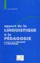Apport de la linguistique à la pédagogie