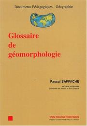 Glossaire de géomorphologie