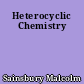Heterocyclic Chemistry