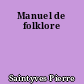 Manuel de folklore